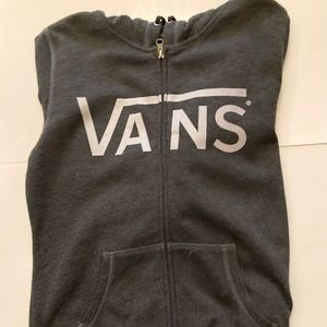 Vans Junior’s Zip Up Hoodie Size M